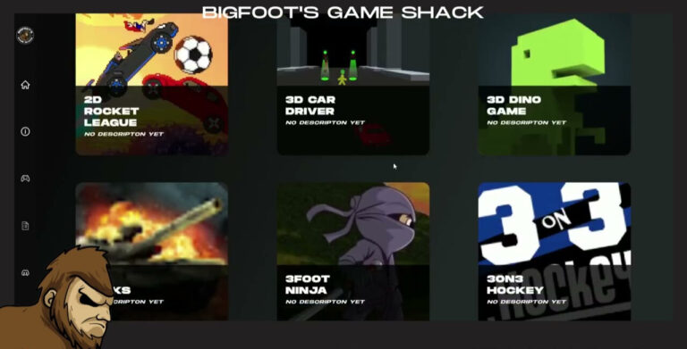Bigfoot Game Shack